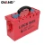 Import QVAND industrial group lock box steel lockout kit for safety tool box from China