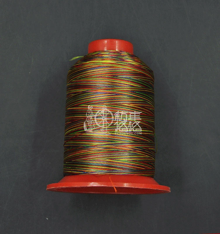 rainbow knit metallic yarn