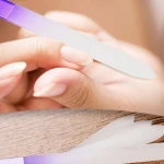 Random Colors Glass Files for Nails Gentle Filing Expertly Shape Nails Glass Fingernail Files Smooth Finish Manicure Nail Care
