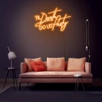 Rebow Custom Dropshipping 12V Acrylic Letter Til Death Do Us Party Led Neon Sign Outdoor Decorative Furniture