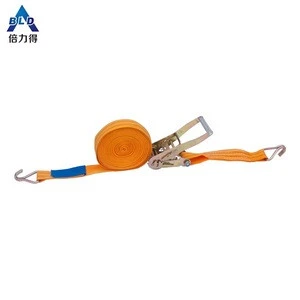Recovery tow strap tie down ratchet lashing strap