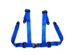 Red 4 Points racing car safety belt