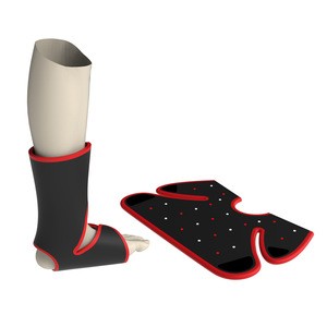 Red 650nm and Infrared 850nm Pain reliever led light therapy boot pad with comfortable material