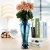 Import Red Beautiful Design  Coloured Glass Vase Floor Vase Glass Home Decor Wholesale from China