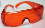 red safety goggles dental safety glasses