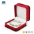 Import Red velvet jewelry box packaging sets ring box custom ring jewelry box luxury for necklace bracelet jewelry from China