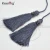Import Reliable quality long cord tassel fringe with beads  for bags dress garments WTR-147 from China