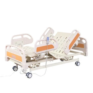 Remote Control Automatic Metal 3 Functions Adjustable ICU Intensive Medical Nursing Care Electric Hospital Bed with Side Rails