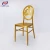 Import Rental Round Back Stackable Loyal Crown Pattern Gold Chiavari Chair from China
