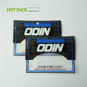 Buy Resealable Soft Plastic Fishing Bait Bags Custom Print / Ziplock Transparent Food Grade ...
