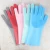 Import Reusable Household Long Sleeve Heat Resistant Silicone Cleaning Gloves from China