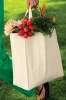 Reusable Natural Cotton Canvas Shopping Tote Bag