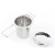 Import Reusable Stainless Steel Tea Infuser Basket Fine Mesh Tea Strainer With Folding Handle Lid Tea /Coffee Filters For Loose Leaf from China