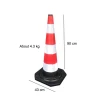 Road safety parking facilities warning traffic cone with reflective film