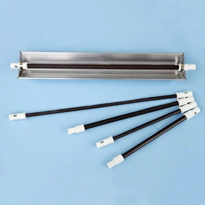 ROHS electric Far Infrared Radiant Ceramic Tube Heater Element for Sauna Room