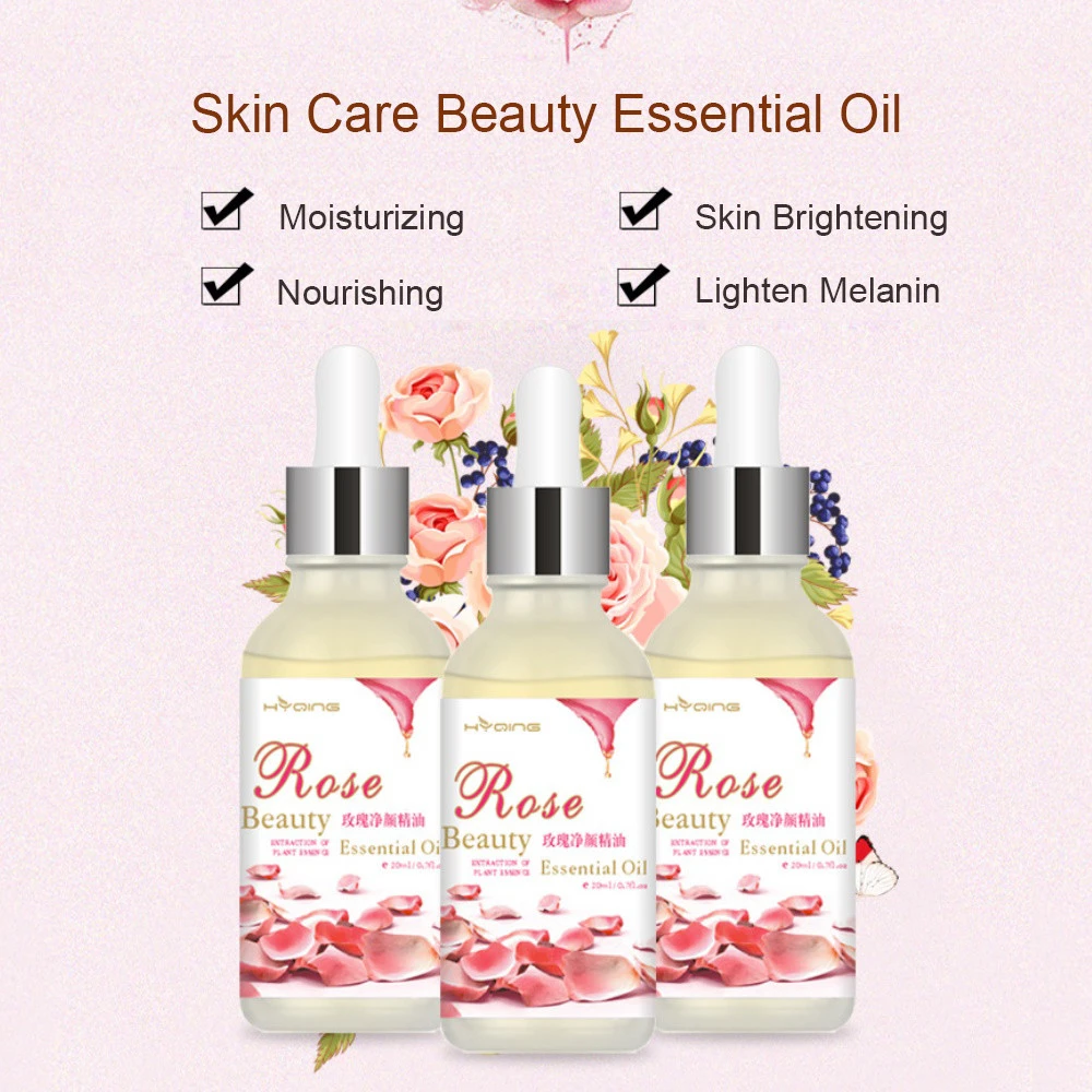 Rose oil essential organic skin lightening essential oils