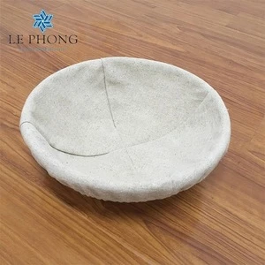 Round Banneton Brotform Dough Bread Proofing Proving Rattan Bread Basket Linen Liner