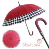 RST  classic business straight umbrella rain big size 25 inches  16 ribs windproof custom umbrella
