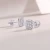 Import S925 Silver Moissanite Stud Earrings - 18K Gold Plated Minimalist Silver Jewelry for Wholesale from China