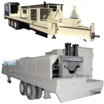 SABM 1000-630 k q span hydraulic no pillar/column zinc-plate steel sheet depository cold roll forming machine