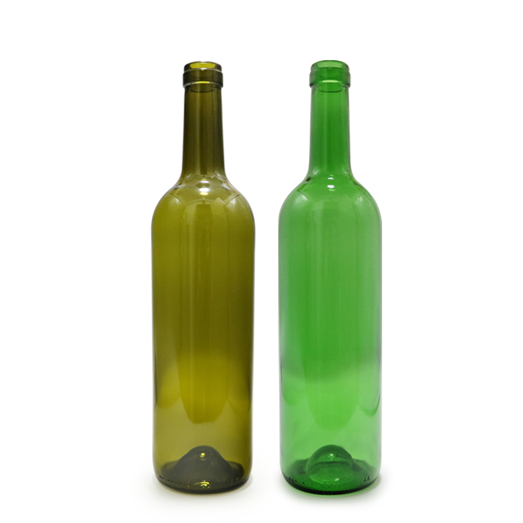 Samples size bordeaux style 750ml glass wine bottle CY-578