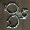 sanitary steel funnel with full size tri clamp/electrical clips/circular clamp for pipe fitting