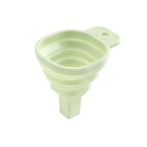 Separating Mini Plastic Silicone Foldable Collapsible Kitchen Hose Hopper Powder Funnel for Oil
