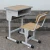 Import SF-1040,Fire-proof School Desk And Chair Set Student Desk And Chair School Furniture Set Adjustable Height is Available from China