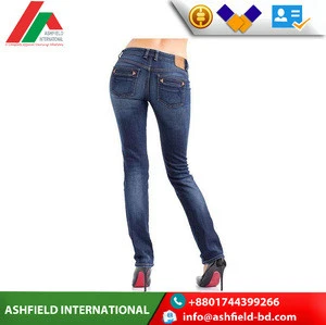 Showlands Fashion Cigarette Pants Regular Fit Jeans Woman Denim