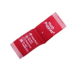 Side Bottom Sleeve Stitching  Garment Label by Weaving Machine