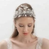 Silver Shiny Hair Accessory Flexible Shape Bridal Tiara