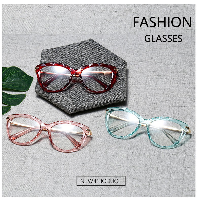 SKYWAY Newest Clear Crystal Eyewear TR90 Optical Frames Transparent Eyeglasses Wholesale Fashion Eyeglasses For Women
