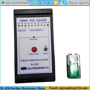 SL-030 digital earth resistance tester ESD Surface resistivity meter insulation resistance tester price