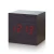 Import Small Modern Cube Multifunctional Digital LED Desk Digital Wooden Night Alarm Clock with Temperature and Sound Control from China
