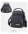 Import small shoulder Messenger bag men hip-hop casual chest bag multi-function bag from China