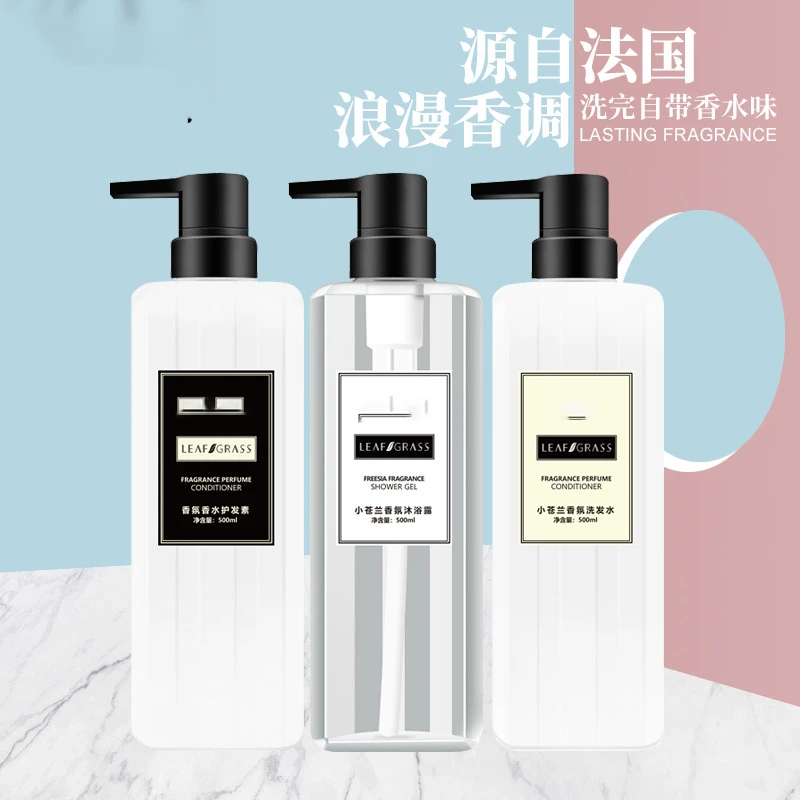 Smoothing Deep Cleansing Dandruff Shampoo  Nourishing Fragrance Soft Hair Extension hotel shower gel set