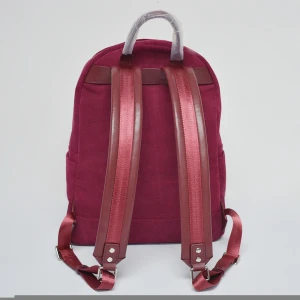 Soft Custom Bookbag School College Campus Backpack Travel Suede Backpack