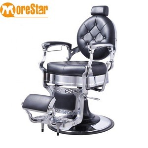 Soft leather heavy duty vintage barber chair for barber shop