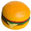 Soft PU foam Hamburger Shape anti stress ball- memory foam stress ball
