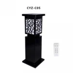 Solar air collector led lawn light garden