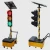 Import solar mobile traffic Signal Light four sides lighting Temporary warning lamp crossing road Traffic Light from China