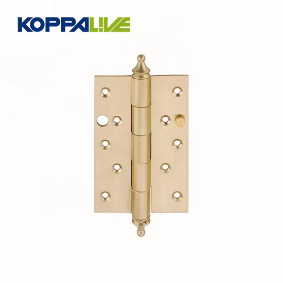 Koppalive Heavy Duty Industrial Sub Mother Iron Folding Ball Bearing Hinge Nordic Gold Bedroom Door Hardware Brass Butt Hinges
