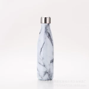 Sports 500ml Thermo Vacuum Flasks Stainless Steel Water Bottle With Lid