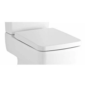 Square Design WC Toilet Seat Soft Close Top Fix Quick Release Hinge Easy Clean
