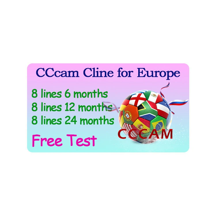8 líneas Cccam estable para Europa España Polonia Oscam Alemania para  DVB-S2, receptor de TV por satélite - China Cccam, Cccams Cccam