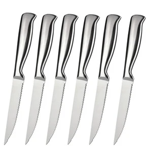 Stainless Steel Kitchen Steak Knife Set  Set Of 6