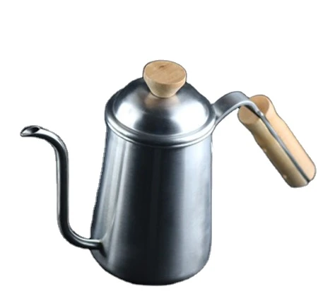 stainless steel pour over tea cat coffee drip kettle for coffee brewing
