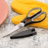 Stainless Steel Scissors for Herbs Kitchen Shears with Blade Cover