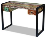 Standard Recycle Wood High Quality Indian Furniture Reclaim Wood Industrial Furniture Office Desk Study Table Desk With Drawer
