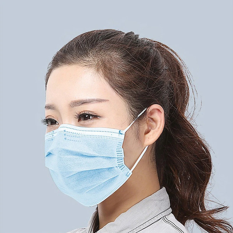 Stock 3ply Anti flu virus Anti Dust Respirator Cotton Mond Masker Sensi Mulut Mouth Face Surgical Medical  Mask Disposable
